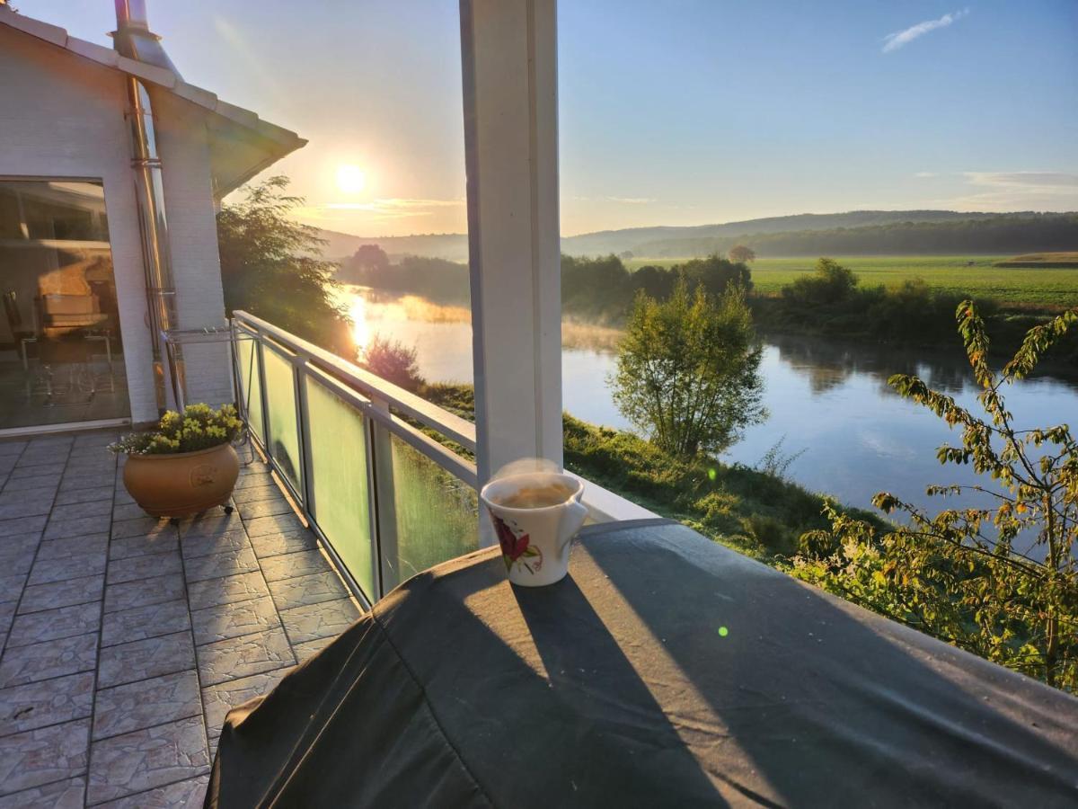 Haus An Der Weser Ferienwohnung Brevorde Екстер'єр фото